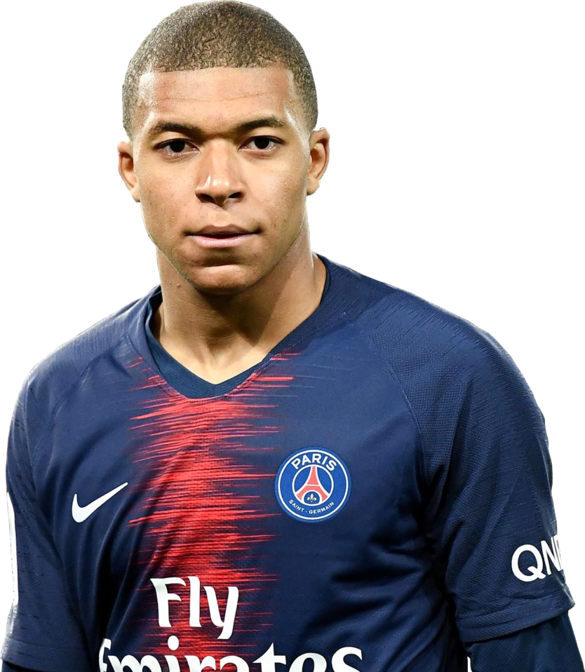 Kylian Mbappé football render - 47280 - FootyRenders