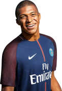 Kylian Mbappé football render