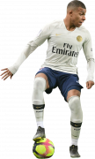 Kylian Mbappé football render