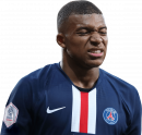 Kylian Mbappé football render