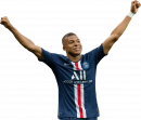 Kylian Mbappé football render