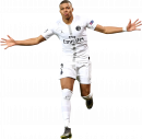 Kylian Mbappé football render