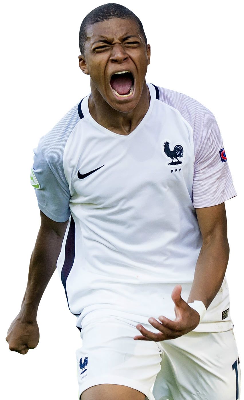 Kylian Mbappé football render - 37452 - FootyRenders