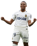 Kylian Mbappé football render