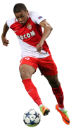 Kylian Mbappé football render