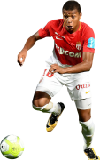 Kylian Mbappé football render