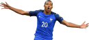 Kylian Mbappé football render