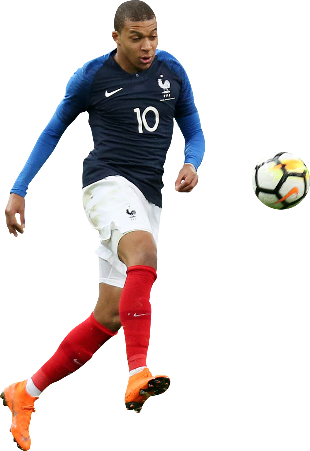 Kylian Mbappé football render - 45712 - FootyRenders