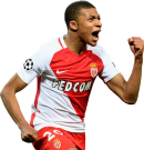 Kylian Mbappé football render