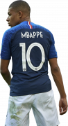 Kylian Mbappé football render
