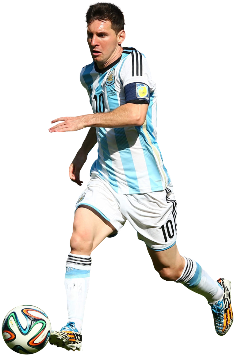 Lionel Messi football render - 4563 - FootyRenders