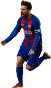 Lionel Messi football render