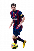 Lionel Messi football render