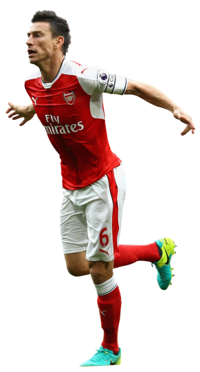 Laurent Koscielny Arsenal football render - FootyRenders