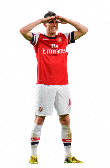 Laurent Koscielny football render - FootyRenders