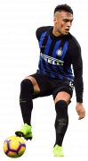 Lautaro Martínez football render