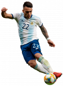 Lautaro Martínez football render