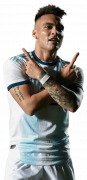 Lautaro Martínez football render