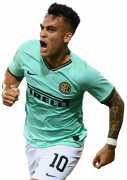 Lautaro Martínez football render