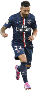 Ezequiel Lavezzi football render