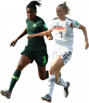 Osinachi Ohale & Lea Schüller football render