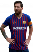 Lionel Messi football render