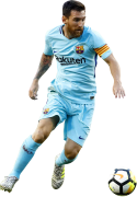 Lionel Messi football render