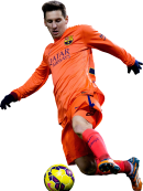 Lionel Messi football render