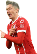 Robert Lewandowski football render