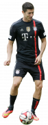 Robert Lewandowski football render