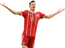 Robert Lewandowski football render