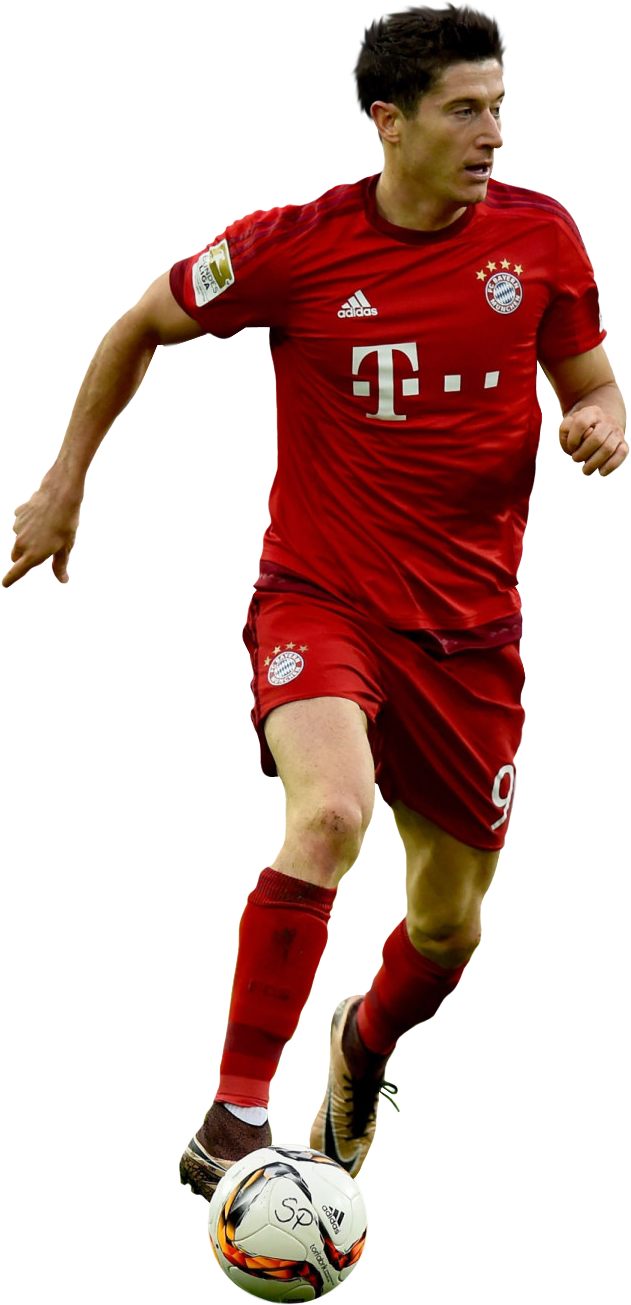 Robert Lewandowski football render - 20316 - FootyRenders