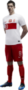 Robert Lewandowski football render