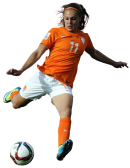 Lieke Martens football render