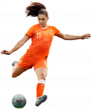 Lieke Martens football render