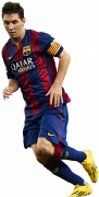 Lionel Messi football render