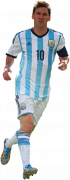 Lionel Messi football render