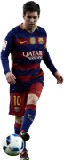 Lionel Messi football render