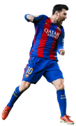 Lionel Messi football render