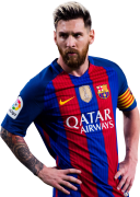 Lionel Messi football render