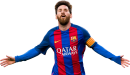 Lionel Messi football render