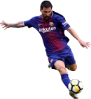 Lionel Messi football render