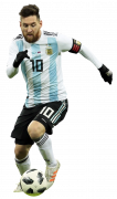 Lionel Messi football render