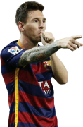 Lionel Messi football render