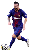 Lionel Messi football render