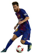 Lionel Messi football render