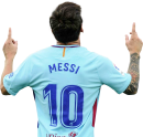 Lionel Messi football render