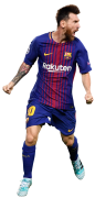 Lionel Messi football render