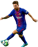 Lionel Messi football render