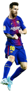 Lionel Messi football render